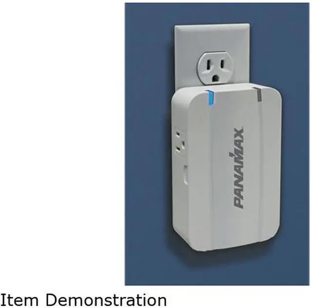 Alt view image 3 of 4 - PANAMAX MD2 1350 Joules 2-Outlet Wall-Mounted Surge Protector
