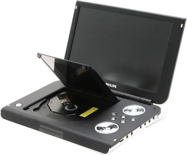 Alt view image 6 of 18 - PHILIPS PET1002/37 10.2" Portable DVD Player