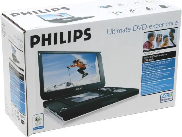 Alt view image 18 of 18 - PHILIPS PET1002/37 10.2" Portable DVD Player