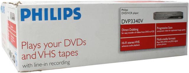 Alt view image 13 of 13 - PHILIPS DVP3340V DVD/VHS/VCR Combo Player