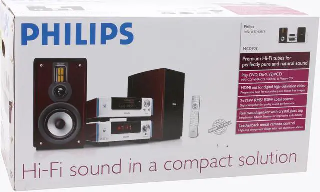 Alt view image 15 of 15 - PHILIPS MCD908 Premium Hi-Fi DVD Micro Theatre