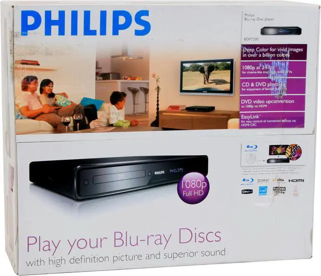 Alt view image 12 of 13 - Philips Blu-ray Player BDP7200/37