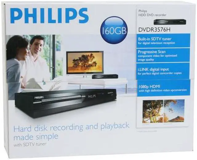Alt view image 11 of 11 - Philips DVD Recorder & HDD Combo DVDR3576H/37