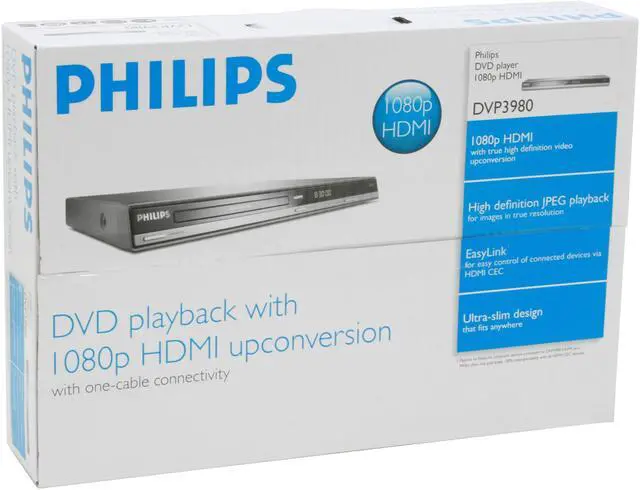 Alt view image 12 of 12 - Philips DVD Player DVP3980/37