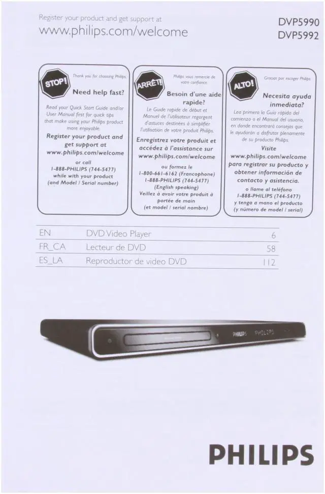Alt view image 12 of 13 - Philips DVD Player DVP5990