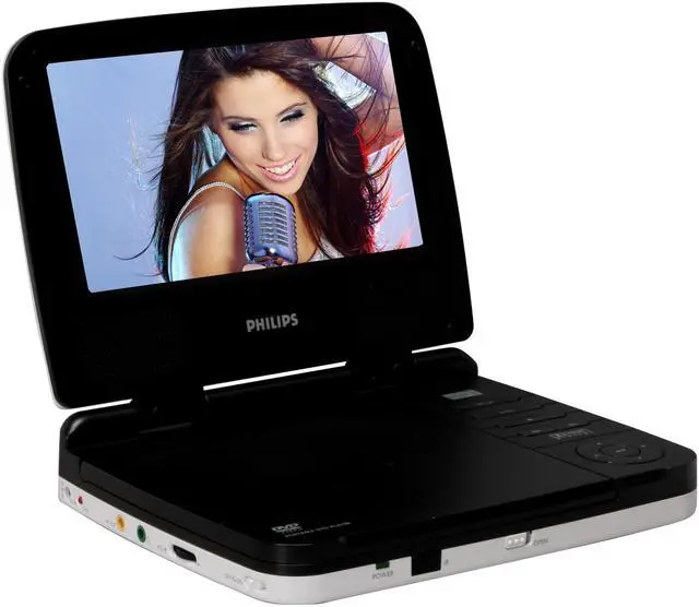 Alt view image 6 of 13 - PHILIPS PET702/37 7" Portable DVD Players