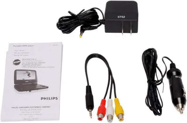 Alt view image 9 of 13 - PHILIPS PET702/37 7" Portable DVD Players