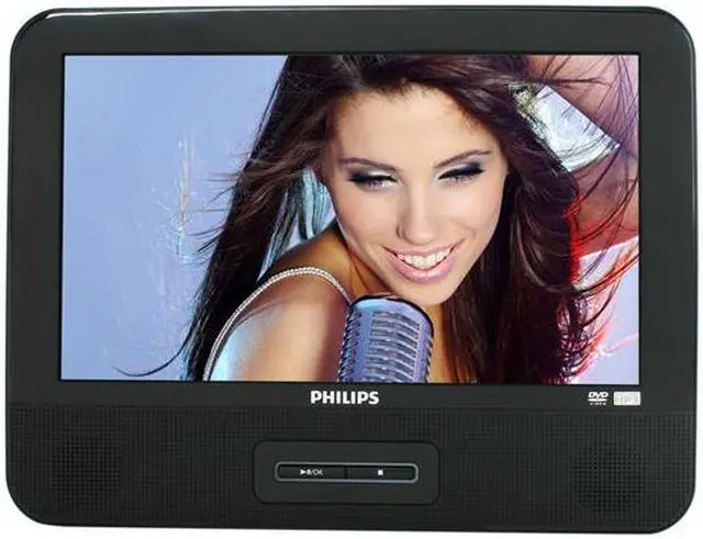 Alt view image 3 of 10 - PHILIPS PD9012/37 9" Dual Widescreen Portable Car DVD Player