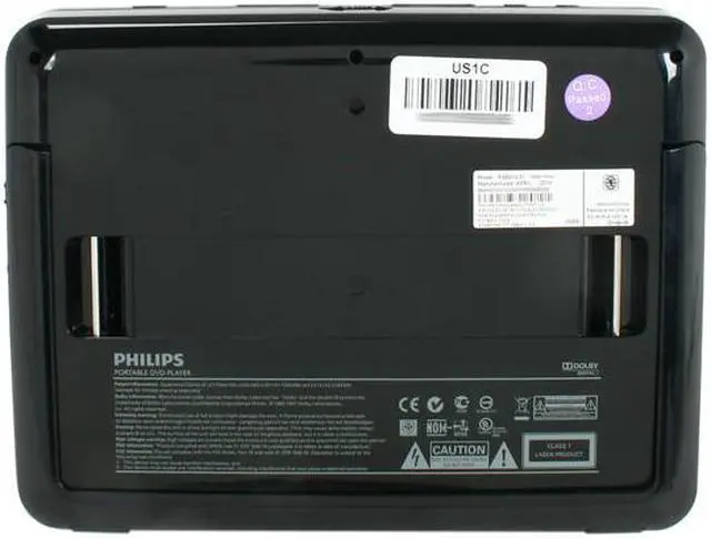 Alt view image 5 of 10 - PHILIPS PD9012/37 9" Dual Widescreen Portable Car DVD Player