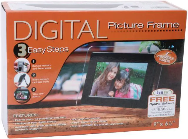 Alt view image 6 of 6 - SMARTPARTS SPDPF70E-1 7" 7" 480 x 234 TRUE DIGITAL Digital Photo Frame