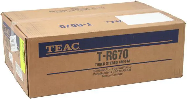 Alt view image 10 of 10 - TEAC TR-670 AM/FM Stereo Tuner
