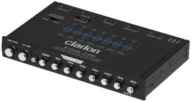 Main image of Clarion 0.5-DIN Graphic EQ/Crossover