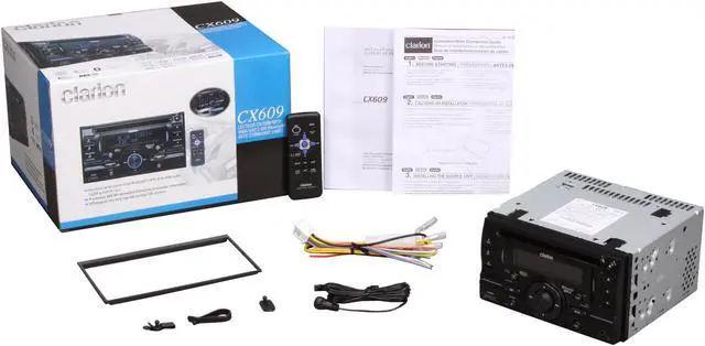 Alt view image 8 of 8 - Clarion 2-DIN Bluetooth CD/USB Receiver with CeNET Control
