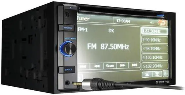 Alt view image 7 of 7 - Clarion 2-DIN DVD Multimedia Station w/Navigation & 6.5" Touch Panel