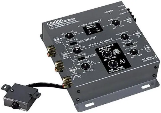 Main image of Clarion MCD360 3-way Electronic Crossover