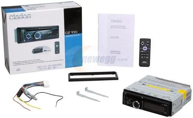 Alt view image 6 of 6 - Clarion CZ100 CD/MP3/WMA Receiver