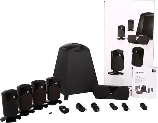 Alt view image 12 of 12 - JBL Cinema 300 5.1-Channel Complete Home Theater Speaker System