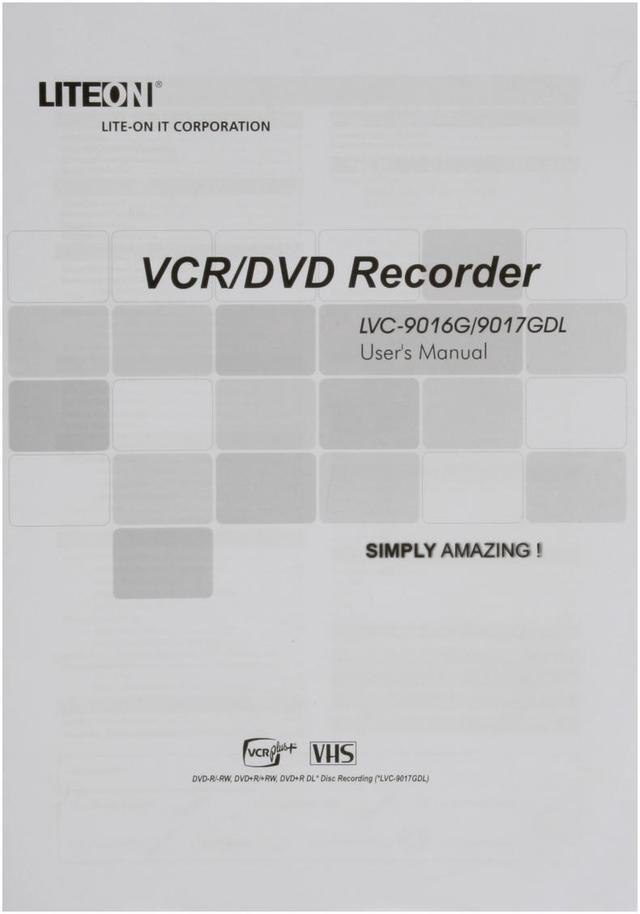 Alt view image 12 of 12 - LITE-ON DVD Recorder & VCR Combo LVC-9016G