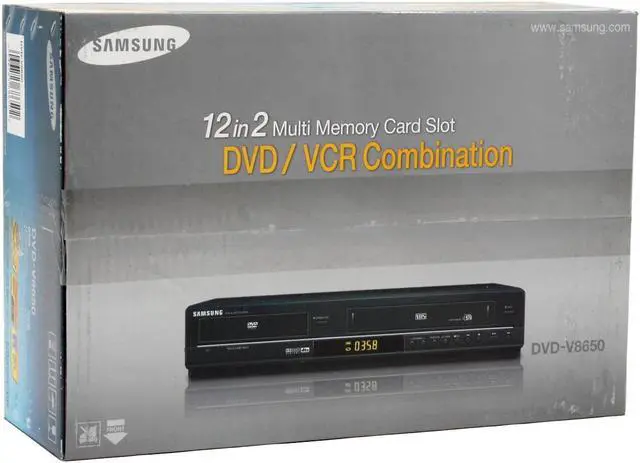 Alt view image 11 of 11 - SAMSUNG DVD Player & VCR Combo DVD-V8650