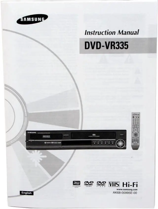 Alt view image 7 of 8 - SAMSUNG DVD Recorder & VCR Combo DVDVR335
