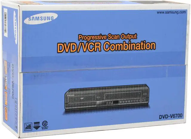Alt view image 11 of 11 - SAMSUNG DVD Player & VCR Combo DVD-V6700