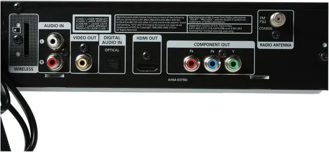 Alt view image 6 of 15 - Samsung HT-X40 Single Disc Home Theater Surround Sound System