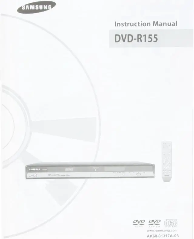 Alt view image 11 of 12 - SAMSUNG DVD Recorder DVD-R155