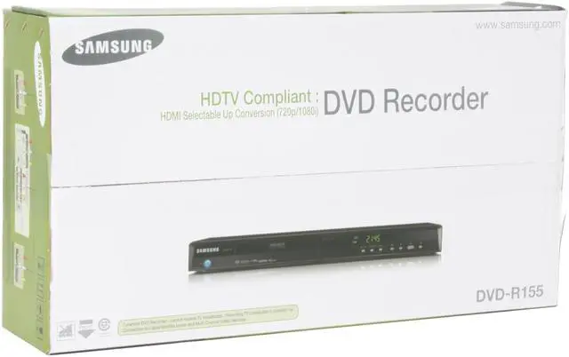 Alt view image 12 of 12 - SAMSUNG DVD Recorder DVD-R155