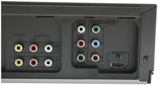 Alt view image 5 of 10 - SAMSUNG DVD-V9700 DVD/VHS combo player w/HDMI upconversion