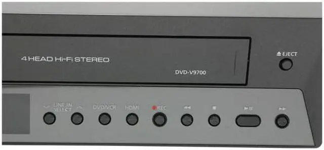 Alt view image 4 of 10 - SAMSUNG DVD-V9700 DVD/VHS combo player w/HDMI upconversion