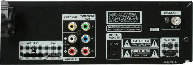 Alt view image 8 of 20 - Samsung HT-Z410 DVD 5.1 CH Home Theater System