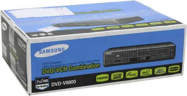 Alt view image 13 of 13 - SAMSUNG DVD Player & VCR Combo DVD-V9800
