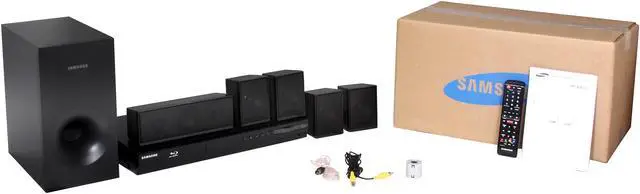 Alt view image 20 of 20 - Samsung 5.1 CH Home Theater System with Blu-ray Player - HT-EM35