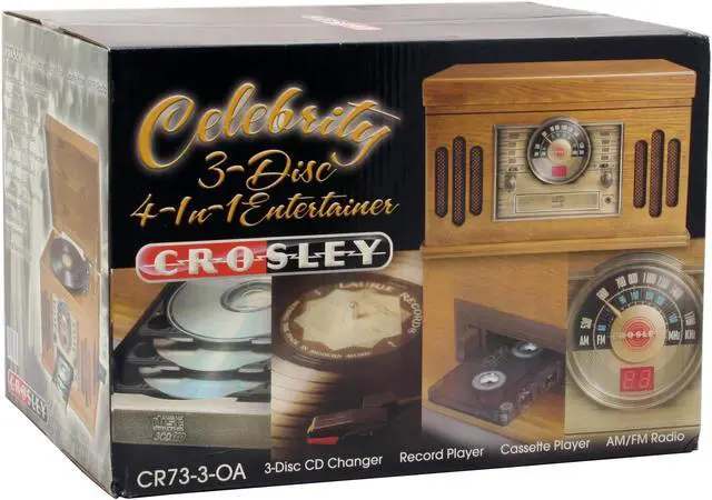 Alt view image 11 of 12 - CROSLEY CR73-3 Celebrity Entertainment Center