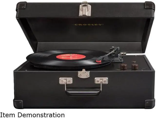 Alt view image 2 of 2 - CROSLEY CR6249A-BK Deluxe Keepsake USB Turntable, Black