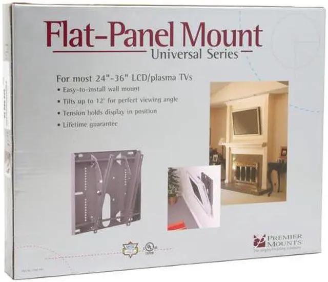 Alt view image 2 of 2 - Premier Mounts CTM-MS1 Dark Gray 24"-36" Universal Flat Panel Mounts