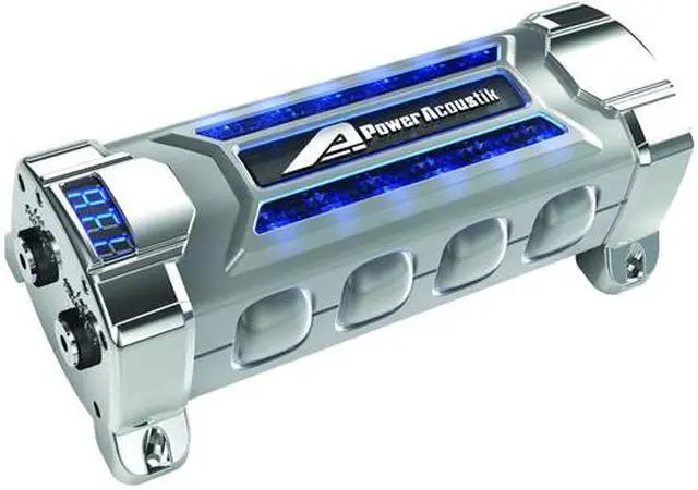 Main image of POWER ACOUSTIK PCX-3F 3 Farad Hybrid Car Audio Capacitor Cap PCX3F+8 Ga Amp Kit