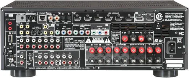Alt view image 4 of 6 - Denon AVR-3312CI 7.2-Channel Integrated Network AV Surround Receiver