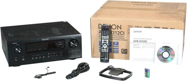 Alt view image 6 of 6 - Denon AVR-3312CI 7.2-Channel Integrated Network AV Surround Receiver