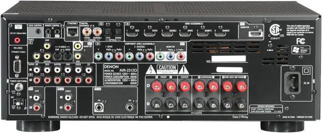 Alt view image 4 of 6 - Denon AVR-2312CI 7.2-Channel Integrated Network A/V Surround Receiver