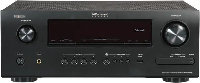 Alt view image 2 of 6 - Denon AVR-2112CI 7.1-Channel Integrated Network A/V Surround Receiver