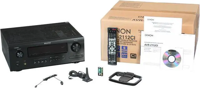 Alt view image 6 of 6 - Denon AVR-2112CI 7.1-Channel Integrated Network A/V Surround Receiver