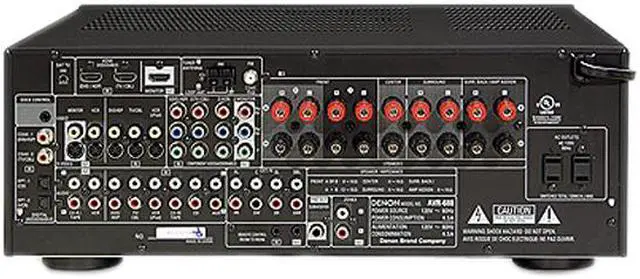 Alt view image 4 of 4 - Denon AVR-688 R 7.1-Channel Receiver