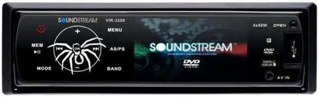 Main image of SOUNDSTREAM Single Din A/V Source Unit w/ Detachable 3.2" LCD