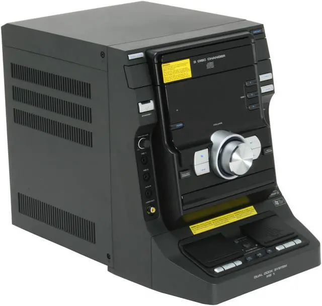 Alt view image 2 of 17 - iSymphony CD/Radio 3-Disc Changer Mini Audio System MS1