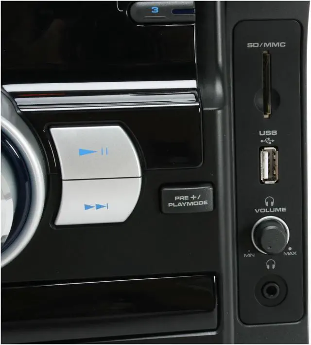 Alt view image 6 of 17 - iSymphony CD/Radio 3-Disc Changer Mini Audio System MS1