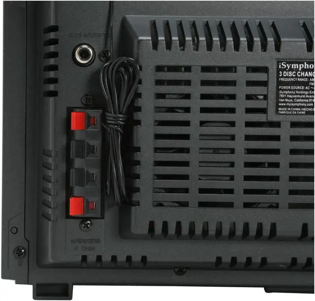 Alt view image 10 of 17 - iSymphony CD/Radio 3-Disc Changer Mini Audio System MS1