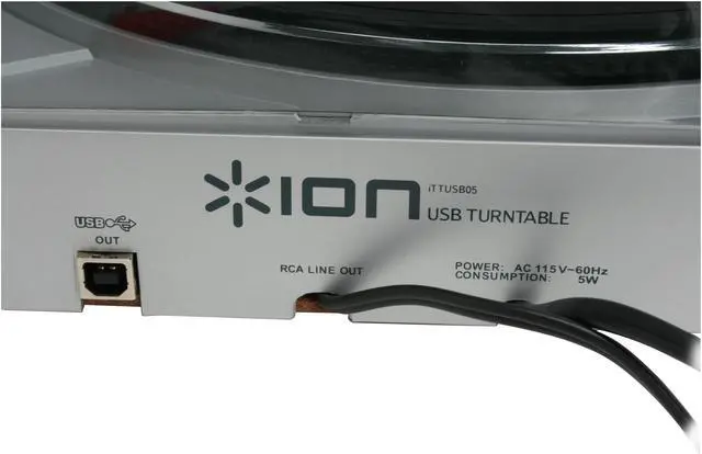 Alt view image 12 of 15 - Ion Audio - USB Turntable w/ Dust Cover (TTUSB05)