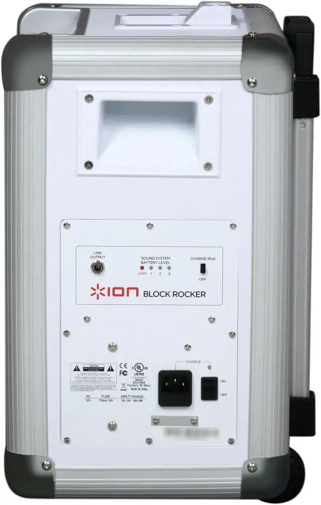 Alt view image 5 of 11 - Ion Audio - Portable Sound System for iPod/iPhone (BLOCK ROCKER)