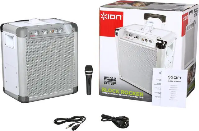 Alt view image 11 of 11 - Ion Audio - Portable Sound System for iPod/iPhone (BLOCK ROCKER)